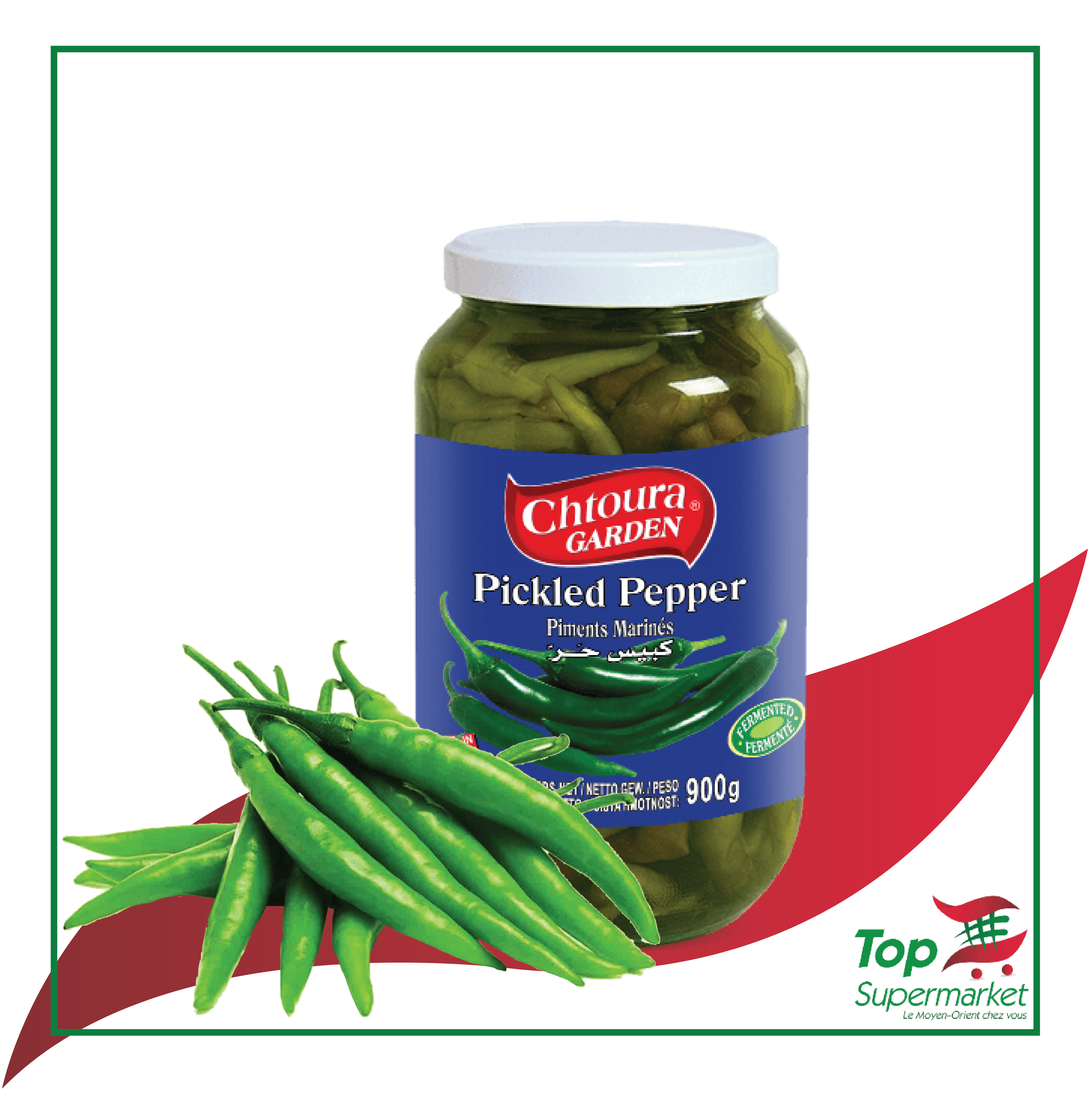 Chtoura Garden Piments Marinés 900gr